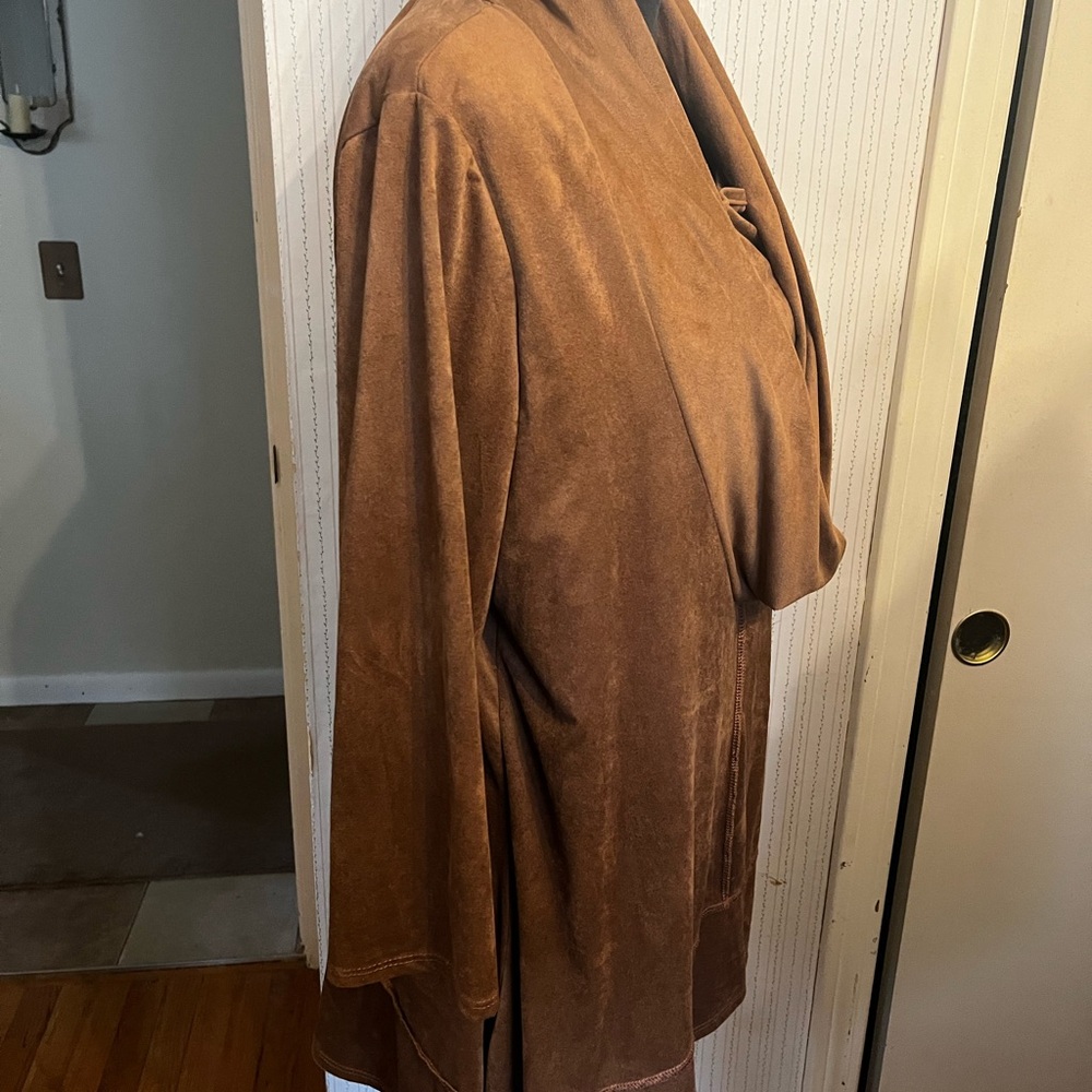 Microsuede top - Picture 2 of 3